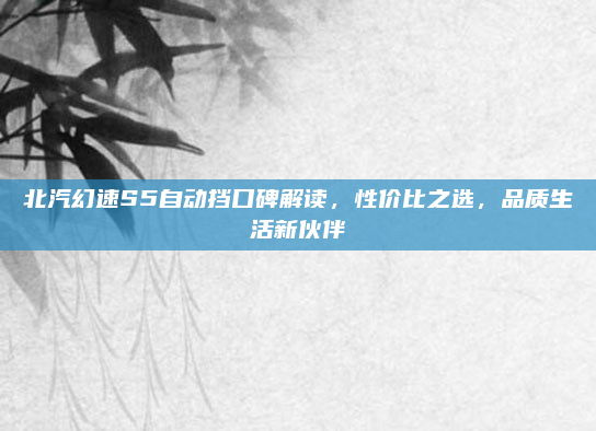 北汽幻速S5自动挡口碑解读，性价比之选，品质生活新伙伴