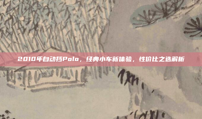 2010年自动挡Polo，经典小车新体验，性价比之选解析