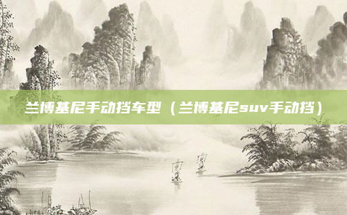 兰博基尼手动挡车型(兰博基尼suv手动挡)