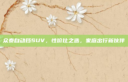 众泰自动挡SUV，性价比之选，家庭出行新伙伴