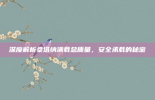 深度解析桑塔纳满载总质量，安全承载的秘密