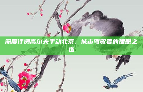 深度评测高尔夫手动北京，城市驾驭者的理想之选