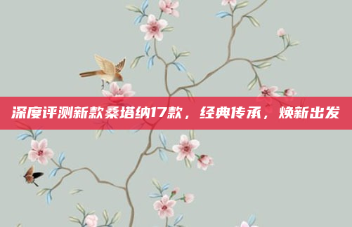 深度评测新款桑塔纳17款，经典传承，焕新出发