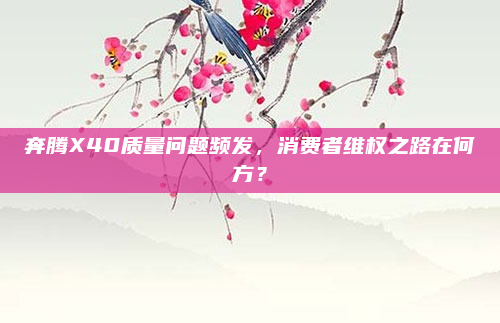 奔腾X40质量问题频发，消费者维权之路在何方？