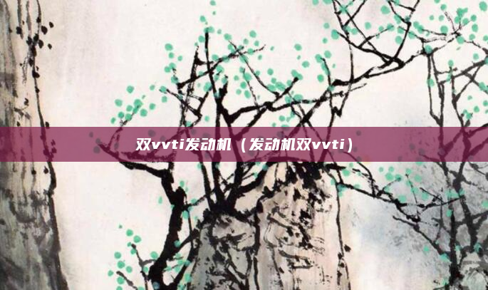 双vvti发动机（发动机双vvti）