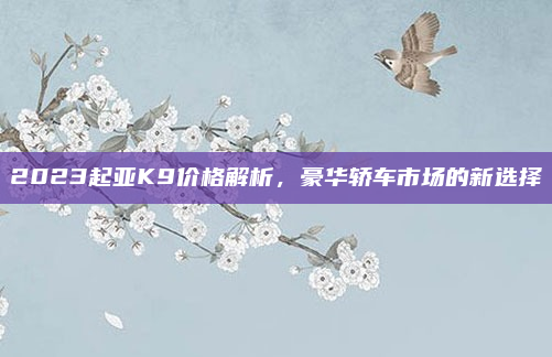 2023起亚K9价格解析,豪华轿车市场的新选择