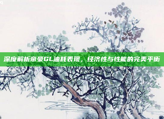 深度解析帝豪GL油耗表现，经济性与性能的完美平衡