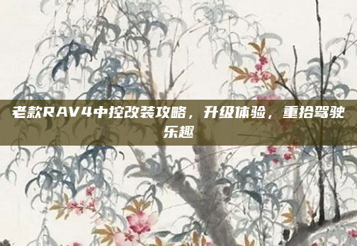 老款RAV4中控改装攻略，升级体验，重拾驾驶乐趣