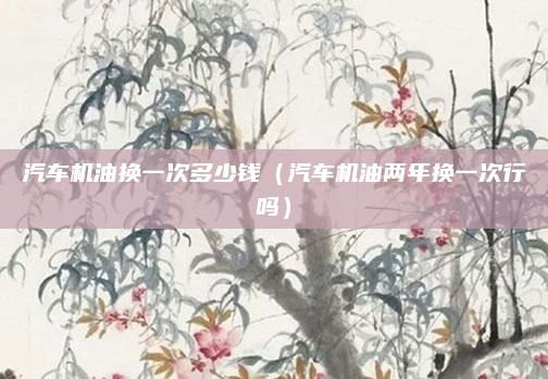 汽车机油换一次多少钱（汽车机油两年换一次行吗）