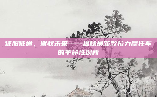 征服征途，驾驭未来——揭秘最新款拉力摩托车的革命性创新