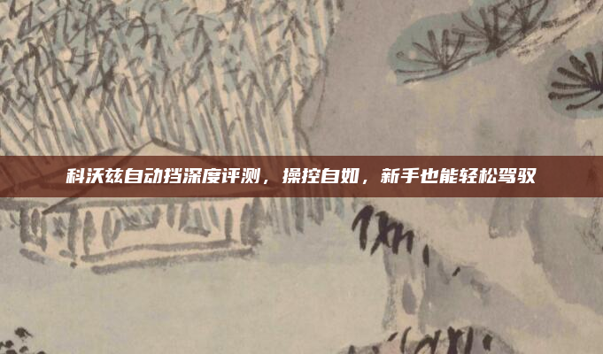 科沃兹自动挡深度评测，操控自如，新手也能轻松驾驭