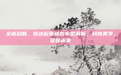 全新启航,悦达起亚新款车型解析,科技美学,驾驭未来