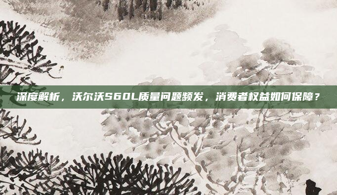深度解析,沃尔沃S60L质量问题频发,消费者权益如何保障?