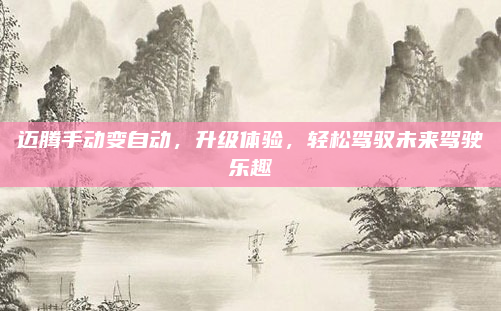 迈腾手动变自动,升级体验,轻松驾驭未来驾驶乐趣