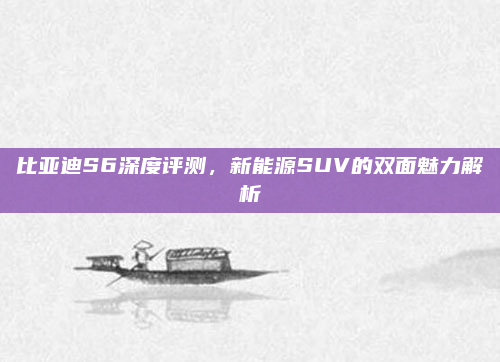 比亚迪S6深度评测，新能源SUV的双面魅力解析