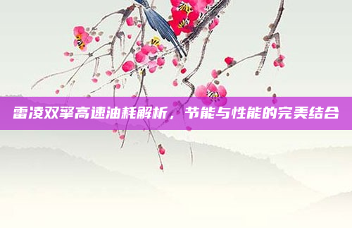 雷凌双擎高速油耗解析，节能与性能的完美结合
