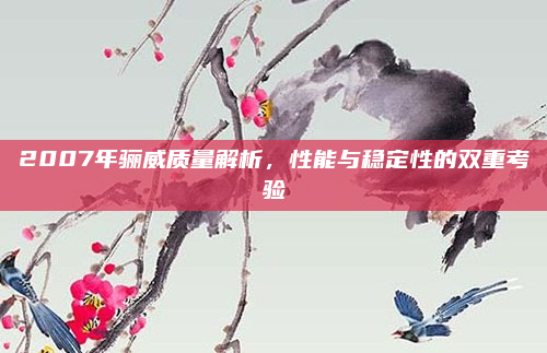 2007年骊威质量解析，性能与稳定性的双重考验