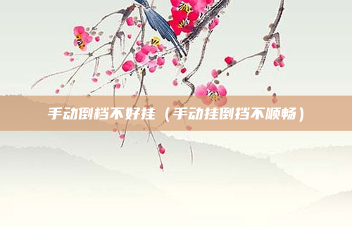 手动倒档不好挂（手动挂倒挡不顺畅）