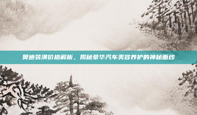 奥迪装潢价格解析，揭秘豪华汽车美容养护的神秘面纱