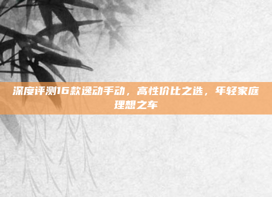 深度评测16款逸动手动，高性价比之选，年轻家庭理想之车