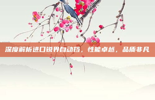 深度解析进口锐界自动挡，性能卓越，品质非凡