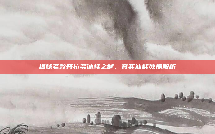 揭秘老款普拉多油耗之谜，真实油耗数据解析