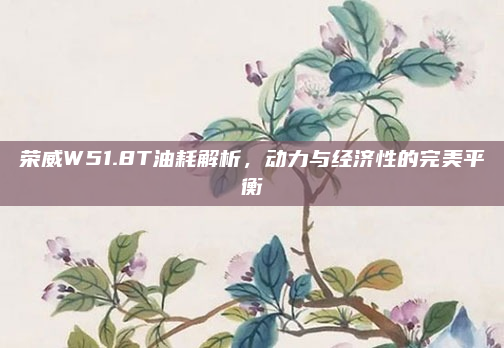 荣威W51.8T油耗解析，动力与经济性的完美平衡