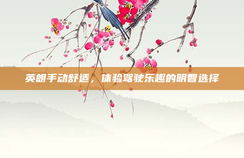 英朗手动舒适,体验驾驶乐趣的明智选择
