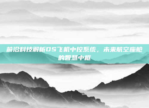 前沿科技解析DS飞机中控系统，未来航空座舱的智慧中枢