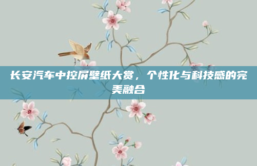 长安汽车中控屏壁纸大赏，个性化与科技感的完美融合
