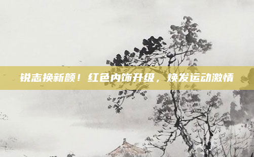 锐志换新颜！红色内饰升级，焕发运动激情