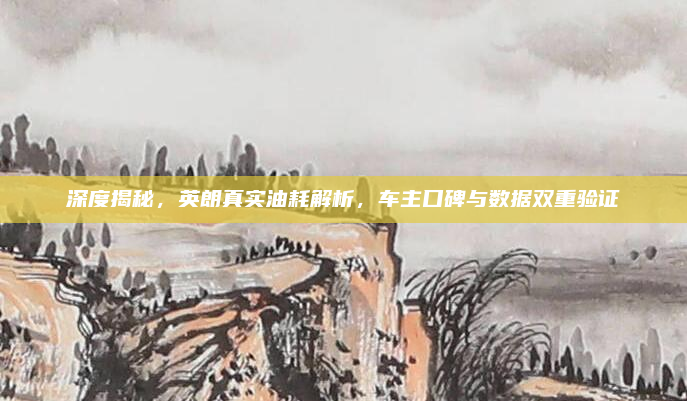 深度揭秘，英朗真实油耗解析，车主口碑与数据双重验证