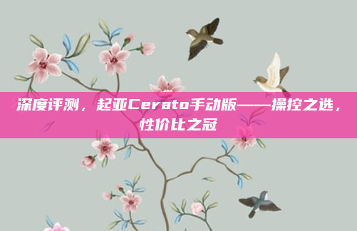 深度评测，起亚Cerato手动版——操控之选，性价比之冠