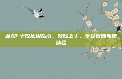 途观L中控使用指南，轻松上手，享受智能驾驶体验