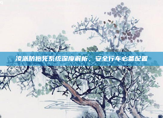 凌派防抱死系统深度解析，安全行车必备配置