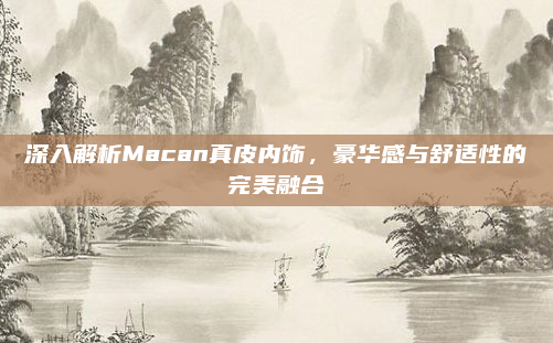 深入解析Macan真皮内饰，豪华感与舒适性的完美融合
