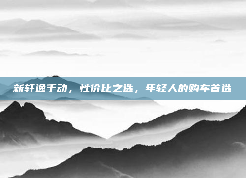 新轩逸手动，性价比之选，年轻人的购车首选