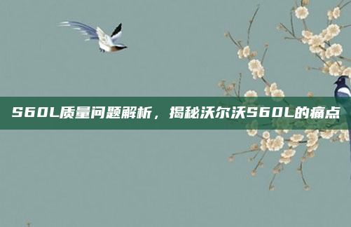 S60L质量问题解析，揭秘沃尔沃S60L的痛点