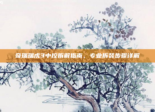 奇瑞瑞虎3中控拆解指南，专业拆装步骤详解