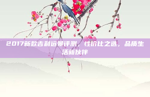 2017新款吉利远景评测，性价比之选，品质生活新伙伴