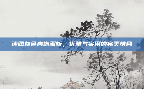 速腾灰色内饰解析，优雅与实用的完美结合