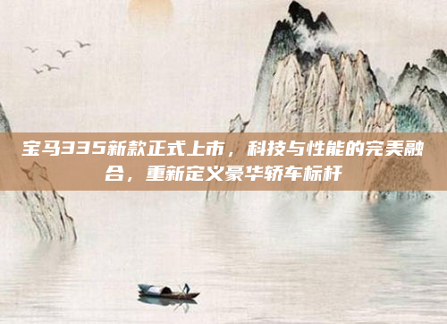 宝马335新款正式上市，科技与性能的完美融合，重新定义豪华轿车标杆