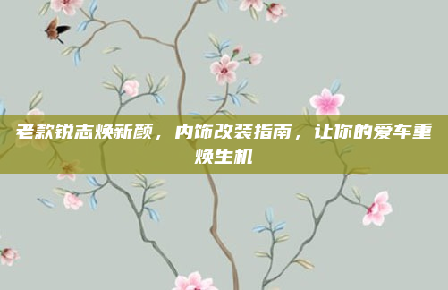 老款锐志焕新颜，内饰改装指南，让你的爱车重焕生机