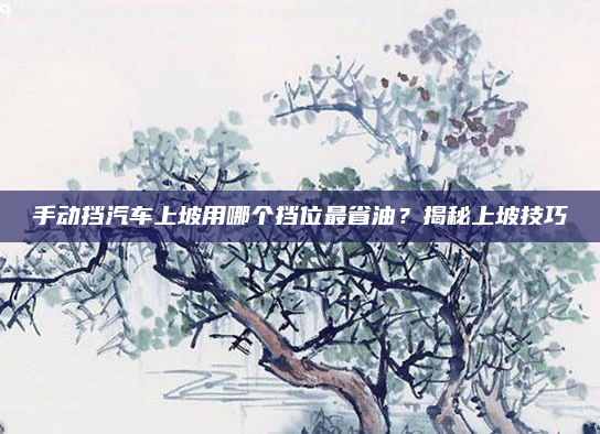 手动挡汽车上坡用哪个挡位最省油？揭秘上坡技巧