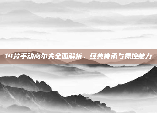 14款手动高尔夫全面解析，经典传承与操控魅力