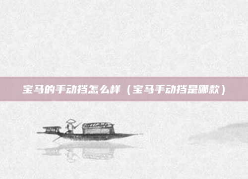 宝马的手动挡怎么样(宝马手动挡是哪款)