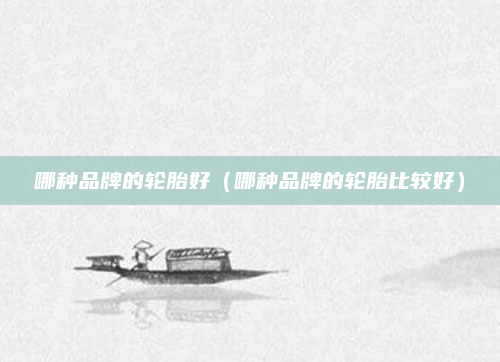 哪种品牌的轮胎好(哪种品牌的轮胎比较好)