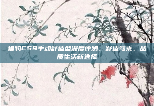 猎豹CS9手动舒适型深度评测，舒适驾乘，品质生活新选择