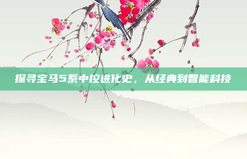 探寻宝马5系中控进化史,从经典到智能科技