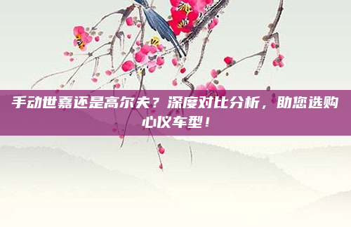 手动世嘉还是高尔夫?深度对比分析,助您选购心仪车型!